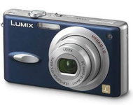 Panasonic LUMIX DMC-FX8EG-A modrý (blue) - 5.36 mil. bodů, opt./dig. zoom 3x / 4x, SD/MMC karty, LiO - Digital Camera