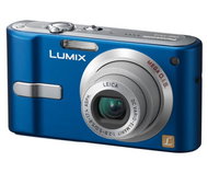 Panasonic LUMIX DMC-FX10EG-A modrý (blue), CCD 6 Mpx, 3x zoom, 2.5" LCD, Li-Ion, SD/ MMC, stabilizát - Digital Camera