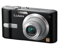 Panasonic LUMIX DMC-FX10EG-K černý (black), CCD 6 Mpx, 3x zoom, 2.5" LCD, Li-Ion, SD/ MMC, stabilizá - Digital Camera