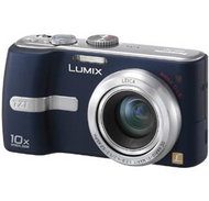 Panasonic LUMIX DMC-TZ1EG-A modrý (blue), CCD 6,37 Mpx, 10x zoom, 2.5" LCD, Li-Ion, SD/ MMC, stabili - Digital Camera