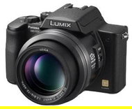 Panasonic LUMIX DMC-FZ20EG-K černý (black) - 5.36 mil. bodů, opt./dig. zoom 12x / 4x, SD/MMC karty,  - Digital Camera