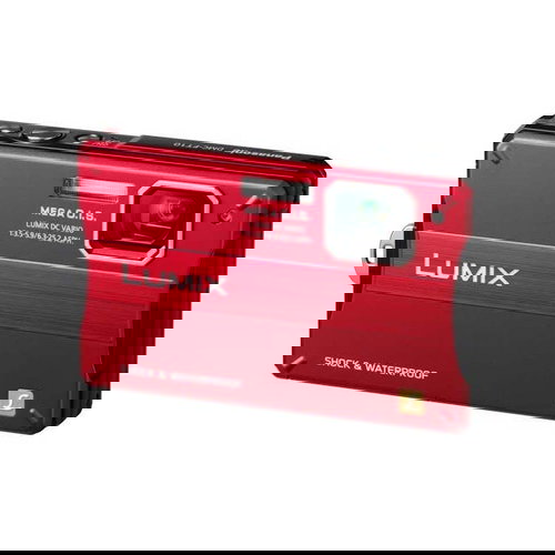 Panasonic LUMIX DMC-FT10EP-R red - Digital Camera - Main image