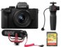 Panasonic LUMIX G100 + 12-32mm + tripod DMW-SHGR1 - Vlogger Kit 1 - Digital Camera