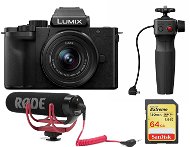 Panasonic LUMIX G100 + Lumix G Vario 12-32 mm f/3,5-5,6 ASPH. Mega O.I.S. + statív DMW-SHGR1 – Vlogger Kit 1 - Digitálny fotoaparát