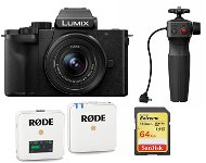 Panasonic LUMIX G100 + Lumix G Vario 12-32 mm f/3.5-5.6 ASPH. Mega O.I.S. + Stativ DMW-SHGR1 - Vlogger Kit - Digitalkamera