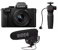 Panasonic LUMIX G100 + Lumix G Vario 12–32 mm f/3.5–5.6 ASPH. Mega O.I.S. + stativ DMW-SHGR1 + Rode - Digitálny fotoaparát