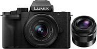 Panasonic LUMIX G100 + Lumix G Vario 12-32 mm f/3,5-5,6 ASPH. Mega O.I.S. + Lumix G Vario 3 objektív - Digitális fényképezőgép