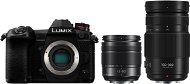 Panasonic LUMIX DC-G9 + Lumix G Vario 12–60 mm f/3,5 – 5,6 ASPH Power OIS + Lumix G Vario 100–300 mm f/4 - Digitálny fotoaparát
