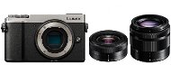 Panasonic Lumix DC-GX9 + 12–32 mm + 35–100 mm strieborný - Digitálny fotoaparát