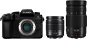 Panasonic LUMIX DC-G90 + Lumix G Vario 12-60mm, fekete + Panasonic Lumix G Vario 100-300mm f/4.0-5.6 P - Digitális fényképezőgép
