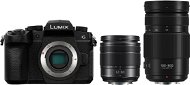 Panasonic LUMIX DC-G90 + Lumix G Vario 12–60 mm čierny + Panasonic Lumix G Vario 100–300 mm f/4,0 – 5,6 P - Digitálny fotoaparát