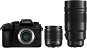 Panasonic LUMIX DC-G90 + Lumix G Vario 12–60 mm čierny + Panasonic Leica DG Elmarit 200 mm f/2,8 Power - Digitálny fotoaparát