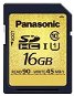 Panasonic SDHC 16GB UHS speed Class I GOLD - Paměťová karta
