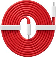 OnePlus Warp Charge Type-C/Type-C  Red (100 cm) - Adatkábel