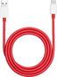 OnePlus Warp Charge Type-A/Type-C Red 100 cm - Dátový kábel