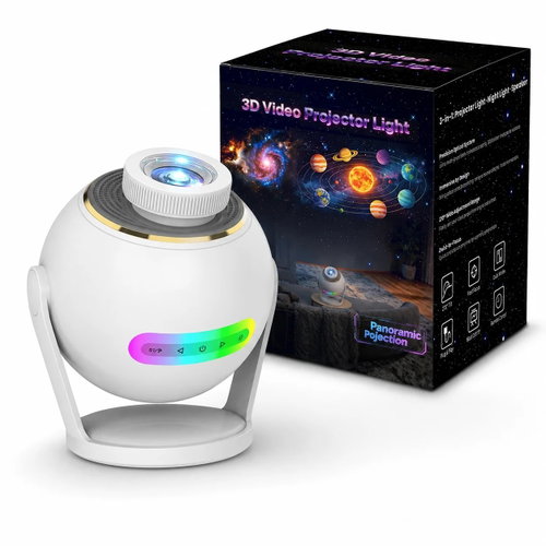 Nanxin SK19 Dynamic 3D galaxy projector with 60 video scenes, Bluetooth speaker and remote control - Light Projector - Main image