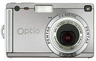 Pentax Optio S5i, 5.0 mil. bodů, interní paměť 10 MB + SD/MMC karty + SD karta 256 MB a kož. pouzdro - Digital Camera