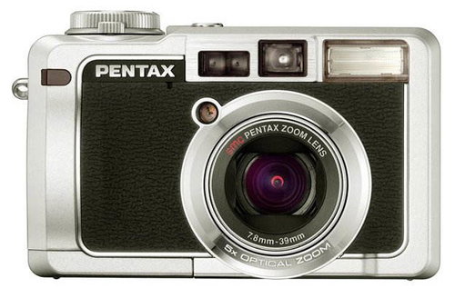 Pentax Optio 750Z, 7.41 mil. bodů, dig. záznamník, 5x opt./ 8x dig. zoom, SD/MMC karty + SD karta 12 - Digital Camera - Main image