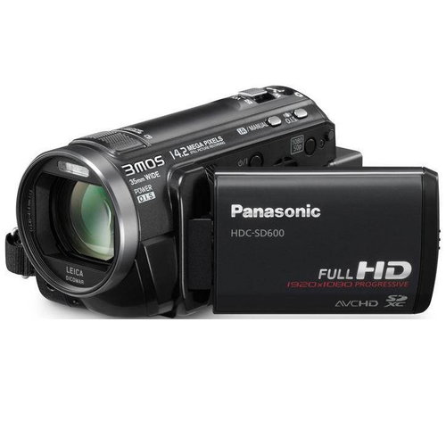 Panasonic HDC-SD600EP-K black - Digital Camcorder - Main image