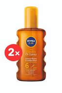 NIVEA SUN Carotene Oil Spray SPF 6 2× 200 ml - Olej na opaľovanie