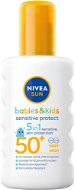 Sprej na opaľovanie NIVEA SUN Kids Protect & Sensitive SPF 50+ 200 ml - Opalovací sprej
