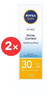 NIVEA SUN Face Shine Control Creme SPF 30 2 × - Napozókrém