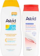 ASTRID SUN hidratáló naptej OF 20 400 ml + Testápoló tej 250 ml - Kozmetikai szett
