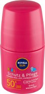 NIVEA SUN Kids Colored Roll-on Pink SPF50 50ml - Sun Lotion