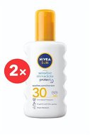 NIVEA SUN Ultra Sensitive Immediate Soothing Spray SPF 30 2 × - Napozó spray