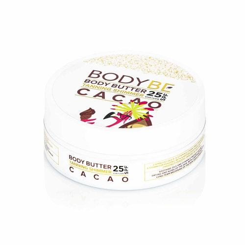 BODYBE Suntan Butter with a Shimmering Effect SPF 25 - Cocoa 150ml - Sunscreen - Main image