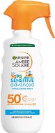 GARNIER Ambre Solaire Sensitive Advanced Kids ochranný sprej SPF 50+, 300 ml - Sprej na opaľovanie