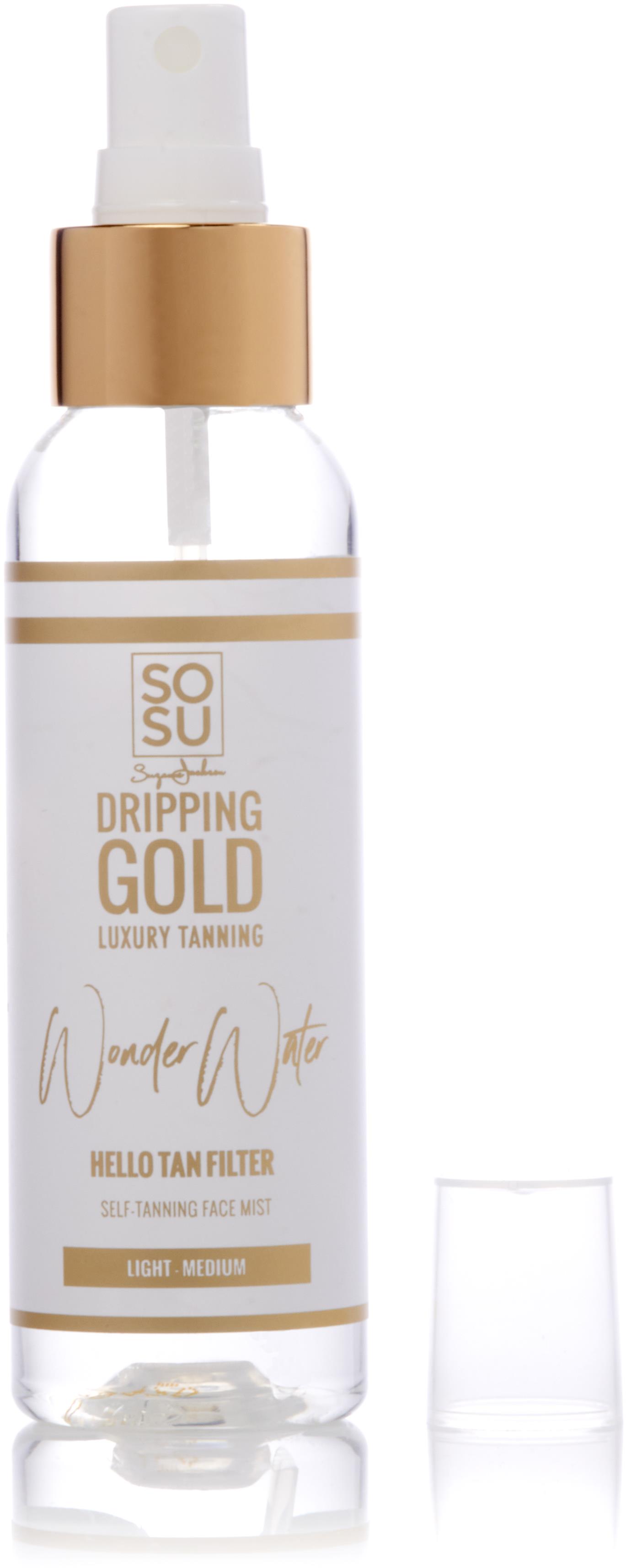 DRIPPING GOLD Wonder Water Önbarnító permet, light/medium, 100 ml