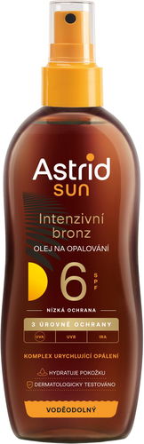 ASTRID SUN Olej na opalování SPF 6 200 ml - Opalovací olej - Hlavní obrázek