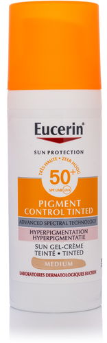 EUCERIN Sun Protection Pigment Control Tinted Medium Gel-Cream SPF50+ 50 ml - Opalovací krém - Hlavní obrázek
