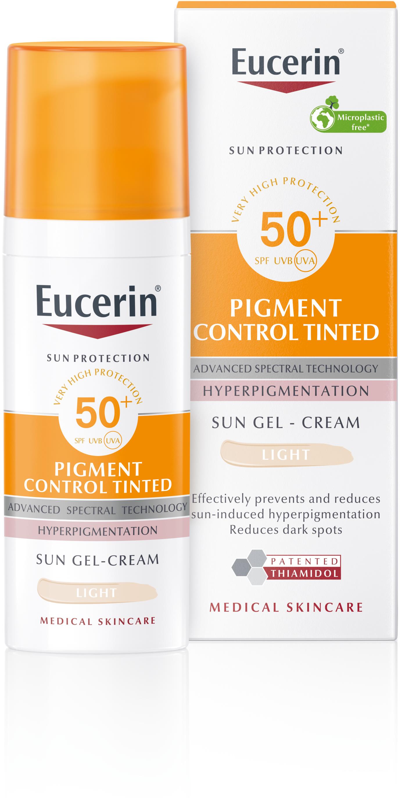 Eucerin Sun Pigment Control színezett, világos SPF50+ 50 ml