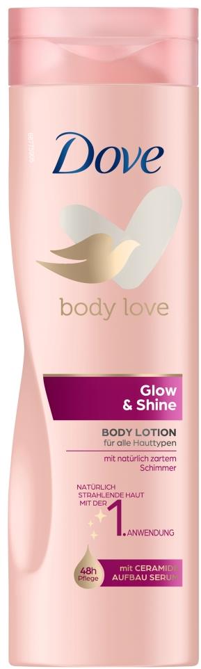 DOVE Glow & Shine testápoló 250 ml
