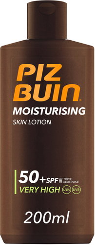 PIZ BUIN Moisturizing Lotion SPF50 200 ml - Sun Lotion - Main image