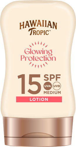 HAWAIIAN TROPIC Glowing Protection Lotion SPF 15 100 ml - Sun Lotion - Main image