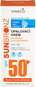 Sunscreen VIVACO Sun Bronz Sunscreen for face and sensitive areas SPF 50+
 Coral Friendly 50 ml - Opalovací krém