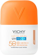 VICHY Capital Soleil UV Aqua fluid SPF 50 tónovaný light 50 ml - Opalovací krém