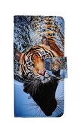 TopQ Case Xiaomi Redmi Note 10 Pro Book Brown Tiger 59700 - Phone Case