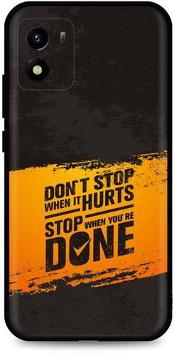 TopQ Cover Vivo Y01 Silicone Don' t Stop 72007 - Phone Cover - Main image