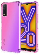 TopQ Cover Vivo Y20s Shock rainbow pink-purple 74663 - Phone Cover