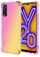 TopQ Cover Vivo Y20s Shock iridescent pink-yellow 74658 - Phone Cover
