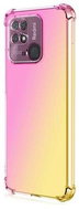 TopQ Cover Xiaomi Redmi 10C Shock rainbow pink-yellow 75104 - Phone Cover