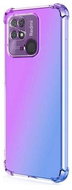 TopQ Cover Xiaomi Redmi 10C Shock rainbow purple-blue 75101 - Phone Cover