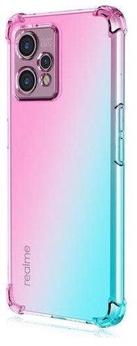 TopQ Cover Realme 9 Shock iridescent mint-pink 75090 - Phone Cover - Main image