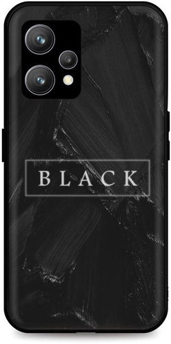 TopQ Cover LUXURY Realme 9 solid Black 75084 - Phone Cover - Main image