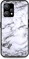 TopQ Cover LUXURY Realme 9 solid Marble White 75080 - Phone Cover
