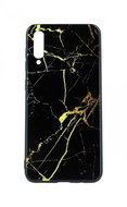 TopQ Cover LUXURY Samsung A50 solid Marble black-gold 76337 - Phone Cover